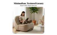 Curved rear Settee Modern Design Curved Banquette Minimalist design Designer Inspired for Homeowners, pairs, Lounge Area
