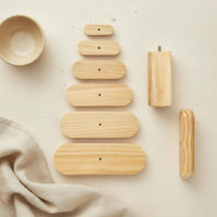 Pottery Press Tool Rounded Wooden Shaping Tool Polished
