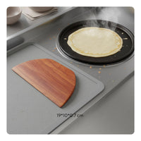 Jianbing Beveled Border Wooden Pancake Natural Color for Chefs