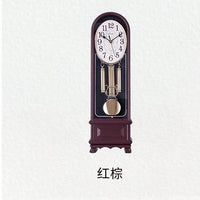 Tabletop Desktop Clock Living Room Retro Ornament Chime Clock Home Decoration Old-fashioned Clock House-shaped Design