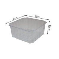 Deep Water Turtle Basin Easy to Clean Plastic Turtle Enclosure High Clarity