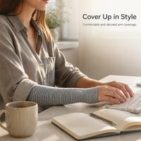 Thermal Velvet Wrist and Elbow Warmers for Winter