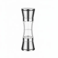 Manual Pepper Easy to Refill Refillable Pepper Through Design Refillable Seasoning for Home Cooks, Dining Table, Barbecue