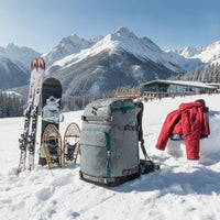 Structured Ski Backpack with Helmet Compartment Individual Compartments Ski Backpack Padded Non-Slip for Skiers, Snowboarders, Winter Sports