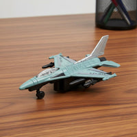 4 Pieces Diecast Fighter Aircraft Collection Sturdy Construction Fighter Jet Toy