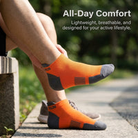 Ankle Socks for Men with Breathable Mesh and Odor Resistant Material, No Show Running for Summer Wear, Daily Casual Use Blend