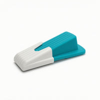 Non-Slip Rubber Door Stopper Ribbed Wedge Door Stop Compact Doorstop Lightweight for Home
