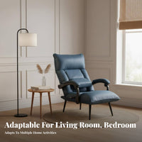 Foldable Legless spinerest Lounger Comfortable Adjustable spinerest Lounger spine Support Floor Chair Soft Padding for Adults, Students, Bay alcove, Living Room, Meditation, Home Office