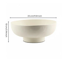 Round Pedestal Tray Bowl Tabletop Tableware Decorative Home Decor for Display