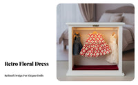 BJD Doll Dress Floral Doll Dress Adorable Design Toy Accessory for Hobbyists