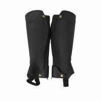 Comfortable Riding Leg Guards Adjustable Leg Guards with Foot Strap for Equestrian Training