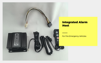 Emergency alarm with PA, mic, light