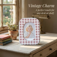 Plush Photo Frame, Abstract Style