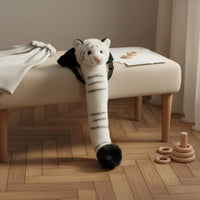 Tiger Stuffed Soft Tiger Head Tail Decorative Stuffed Animal for Kids, Play