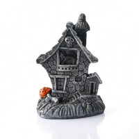 Haunted House with Pumpkins Compact Haunted House Figurine Gothic for Bookshelf