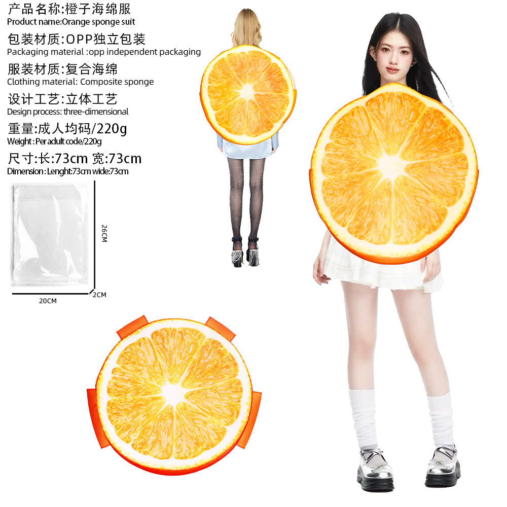 Orange Sponge Suit