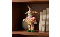 Fortunate Doll Figurine Gift Idea Clown Figurine Colorful Textile for Display