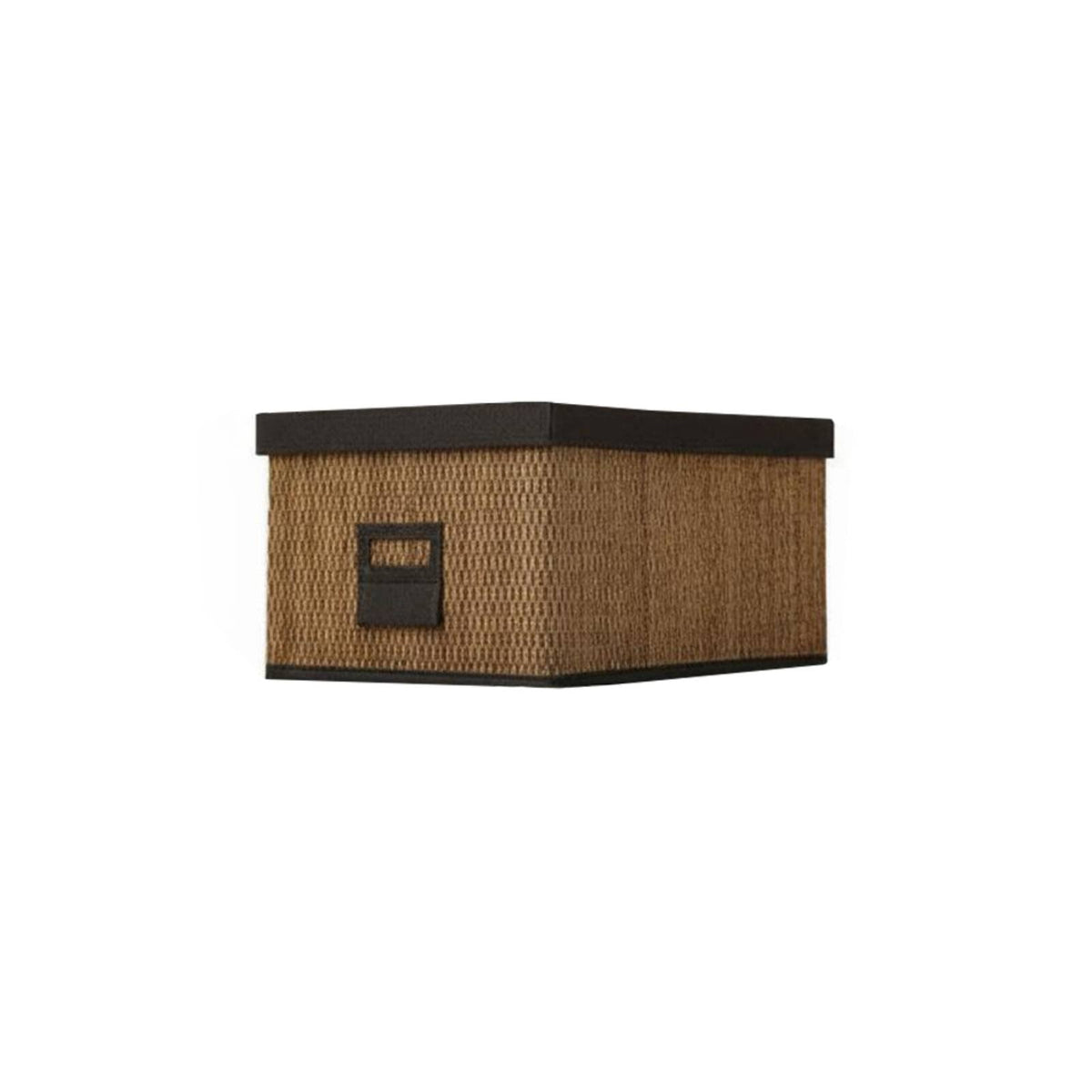 Bamboo Storage Box with Lid Handwoven Bamboo Storage Box Multi-Purpose for Shelf