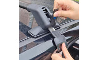 Roof Rack Crossbars Clamp on Roof Rack Crossbar No Hole Cross Rails with Brackets for Commuters, Small Cars, Two Wheelers
