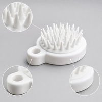 Japanese Scalp Massager Shampoo Brush Silicone Head Scrubber for Hair Care and Meridian Stimulation