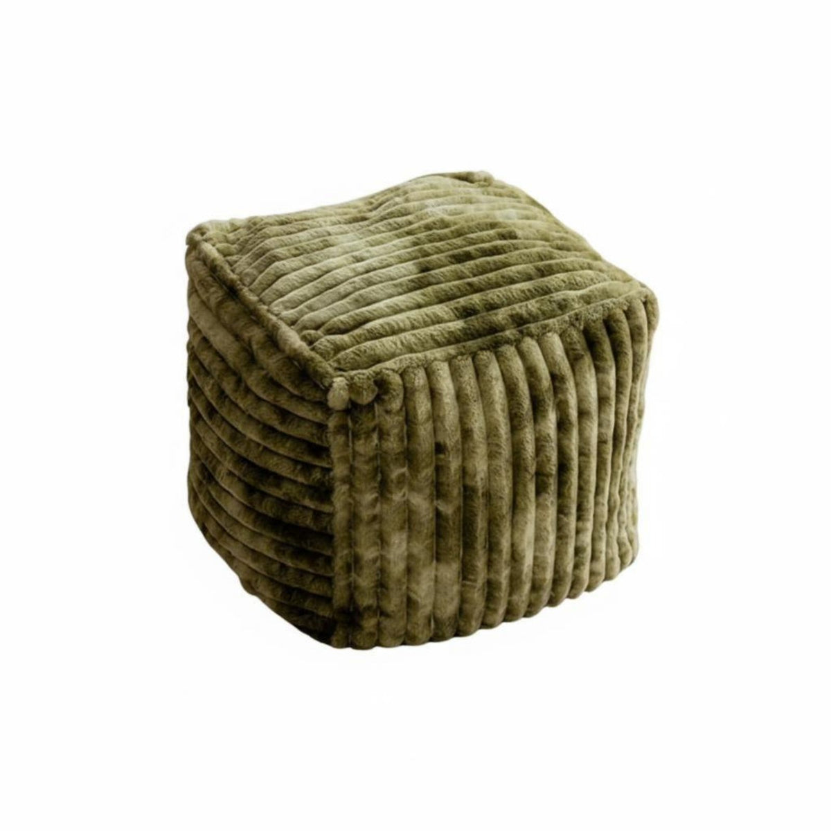 Square Pouf Plush Texture Floor pad Multifunctional for Families, Homeowners