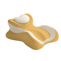 Stomach Rest Cushion Pillow Recessed Central Heart Shaped Pillow Super Gentle Rest Accessory for Stomach Sleepers