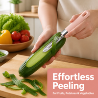 Multi-Purpose Kitchen Tool, Peeling Fruits and Vegetables with Julienne Function, Stainless Steel Blade, Ergonomic Non-Slip Grip