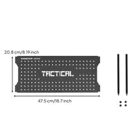 Perforated Table Panel Lightweight Table Panel with Support Rods Modular for Camping