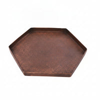 Stone Grain Tray Shallow Tray with Textured Surface Rustic for Hosts