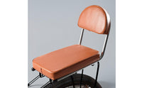 Rear Bike Seat with Backrest Comfortable Back Support Cycle Rear Seat Wear-Resistant Transport Accessory