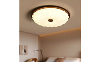 Streamlined Flush Mount Ceiling Light Frosted Ceiling Light with Light Diffusing Cover Round Fixture Minimalist for Bedroom, Living Room, Study