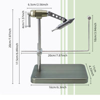 Fly Tying Workstation with Background Plate Compact Tool Smooth for Hobbyists