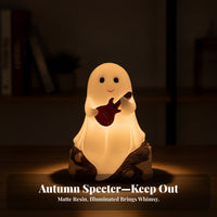 Decorative Halloween Tabletop Light | Smooth Painted Finish, molded Ornament with Light, for Desk