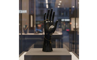 Realistic Shape Resin Hand Model Elegant Design Band Display Hand Polished Finish Band Bracelet Holder Long-Lasting Material for Jewelry Shop Owners, Shop Window, Countertop, Craft Fair, Dresser