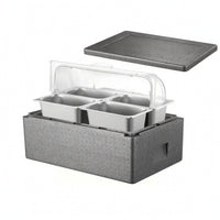 Insulated Food Display Box Thermal Container Chilled for Caterers, Vendors