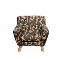Patchwork Club Chair child-safe Size Plush Lounge Chair Colorful Appearance