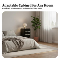 two-levellevel Narrow Stand Space-Saving Nightstand Minimalist Design for Living Room