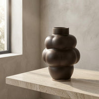Bubble Vase Compact Size Sculptural Vase Glossy Finish