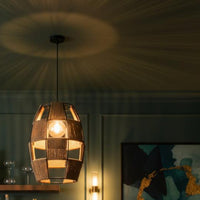 Chinese Design Hanging Light Handmade Rattan Hanging Light Creative