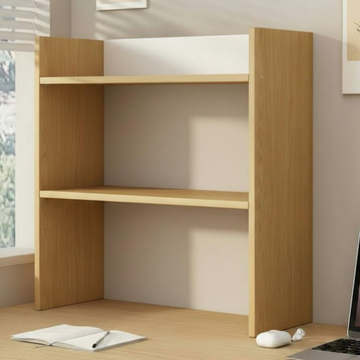 MultiTiered desktop Stand Space-Saving Book Rack Small Footprint for Desk, Kids