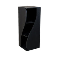 S-Shaped Uncovered Cabinet Wabi-Sabi Aesthetic S-Shaped Cubby Shelf Rotating