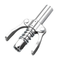 Locking Clamp Dual-Handle Grease Gun Nozzle, Universal Standard Thickened High-Pressure Leak-Proof