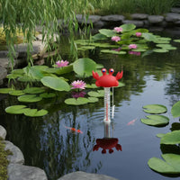 Crab Style Swimming Pool Thermometer Easy to Read for Hot Tubs, Ponds