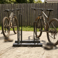 Semicircular Bike Rack Thickened Base Metal Bike Rack Powder Coated