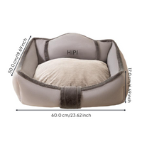 Orthopedic dog bed, washable cover.