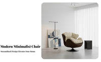 Morelaxationrn rotating Tub Chair Luxury relaxationsign Accent Seat Padrelaxationd Cushioning Ergonomic for Bedroom