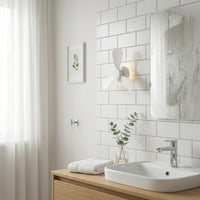 Compact Wall-Mounted Fan with Light spaceSaving Wall Fan with Light Memory Function Natural Breeze Mode for Bathroom
