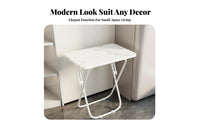 Foldable Computer Desk Space-Saving Portable Table Lightweight for Small Areas