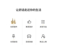 白瓷创意大象摆件轻奢陶瓷客厅装饰吉祥乔迁婚庆开业礼物厂供
