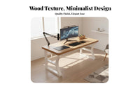Spacious Desktop Solid Wood Computer Desk Sturdy Construction Computer Desk Versatile Use Easy Assembly for Students, Professionals, Gamers, Bedroom, Living Room, Small Areas